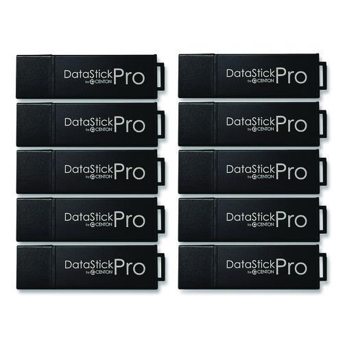 Image of Centon DataStick Pro USB 3.2 Type A Flash Drive, 32 GB, Black, 10/Pack