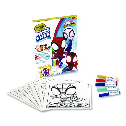 Image of Crayola® 75-2784 Spidey and His Amazing Friends Color Wonder Kit, Includes Five Markers, Ages 3 and Up, 18 Pages