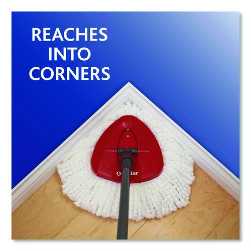 Image of O-CedarÂ® EZWring Spin Mop Refill, Microfiber, Custom Size for EZ Wring Mop Systems, White, 2/Pack