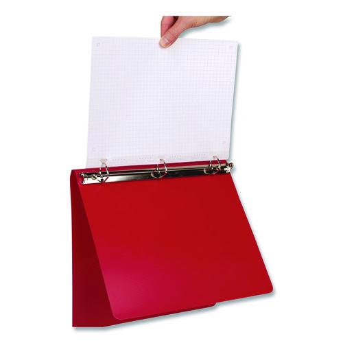 Image of Five Star® 170122/170036 Reinforced Filler Paper Plus Study App, 3-Hole, 8.5 x 11, Quadrille Rule, 80/Pack