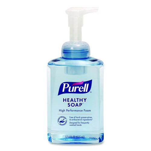 Image of PURELL® 5014-04 CLEAN RELEASE Technology (CRT) HEALTHY SOAP High Performance Foam, Light Fresh Fragrance, 515 mL