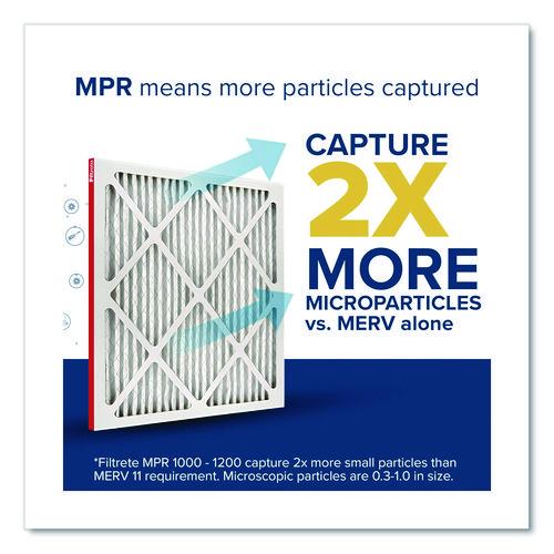 Image of Filtrete 9801-4CA Allergen Defense Air Filter, MERV 11, MPR 1000, 16 x 25, 4/Carton