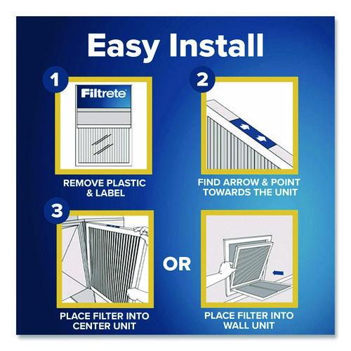 Image of Filtrete 9822-4CA Allergen Defense Air Filter, MERV 11, MPR 1000, 20 x 30, 4/Carton