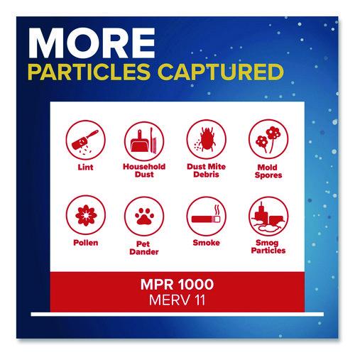 Image of Filtrete 9822-4CA Allergen Defense Air Filter, MERV 11, MPR 1000, 20 x 30, 4/Carton