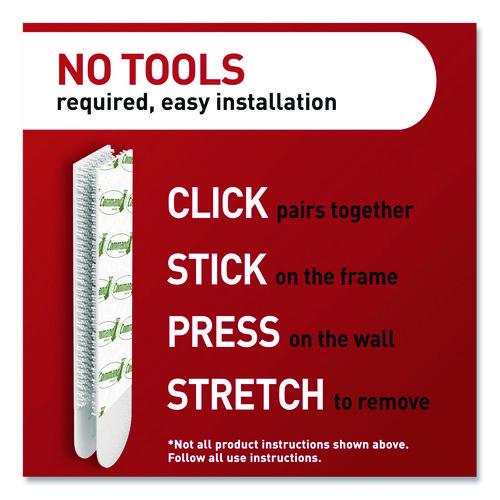 Image of Command Picture Hanging Strips, X-Large, Removable, Holds up to 20 lbs per 4 Pairs, 8 Pairs/Pack