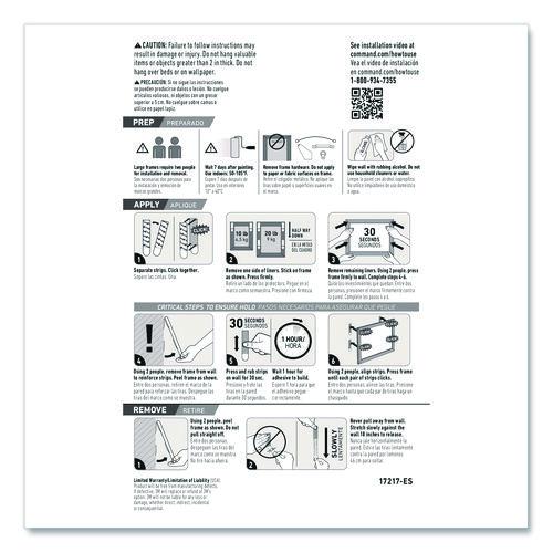 Image of Command Picture Hanging Strips, X-Large, Removable, Holds up to 20 lbs per 4 Pairs, 8 Pairs/Pack