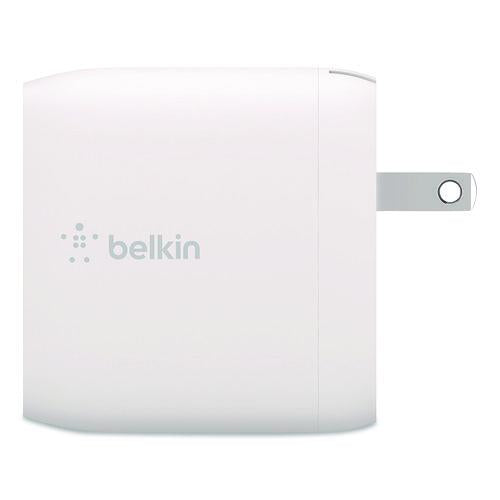 Image of Belkin® WCB002DQWH BOOST CHARGE Dual USB-A Wall Charger, White