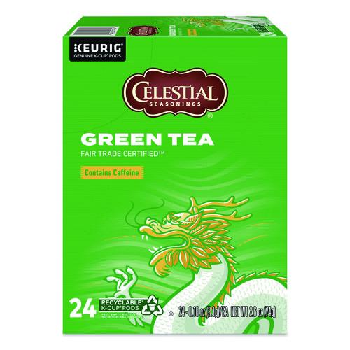 Image of Celestial Seasonings® 5000330010 Green Tea K-Cups, 24/box