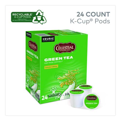 Image of Celestial Seasonings® 5000330010 Green Tea K-Cups, 24/box