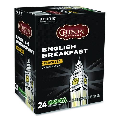 Image of Celestial Seasonings® 5000330008 English Breakfast Black Tea K-Cups, 96/carton