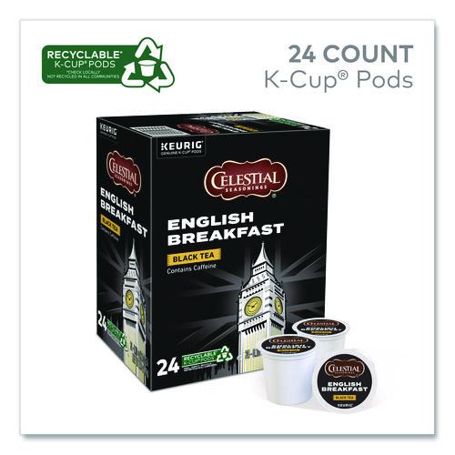 Image of Celestial Seasonings® 5000330008 English Breakfast Black Tea K-Cups, 96/carton