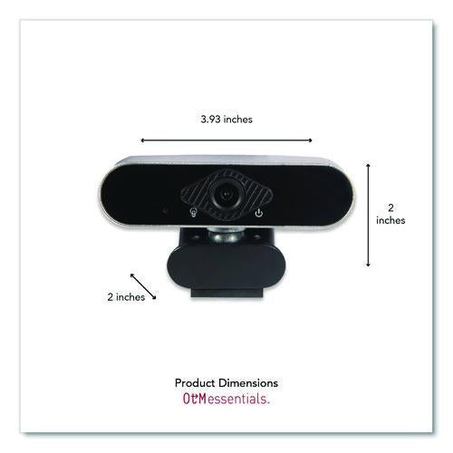 Image of OTM Essentials OB-AJK HD Elite Portable Webcam, 1920 pixels x 1080 pixels, 2 Mpixels, Black
