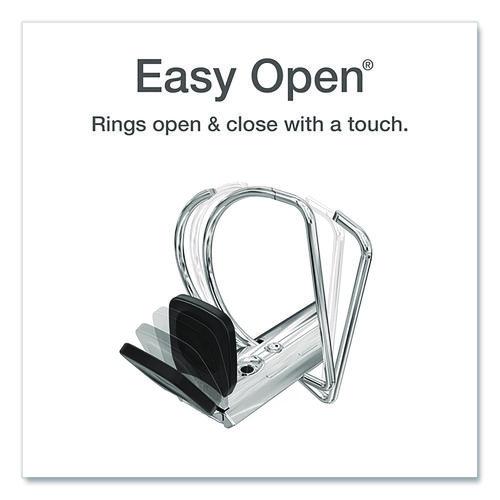 Image of Cardinal® 10310 Premier Easy Open Clearvue Locking Slant-D Ring Binder, 3 Rings, 1.5" Capacity, 11 X 8.5, White