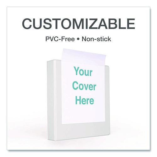 Image of Cardinal® 10310 Premier Easy Open Clearvue Locking Slant-D Ring Binder, 3 Rings, 1.5" Capacity, 11 X 8.5, White
