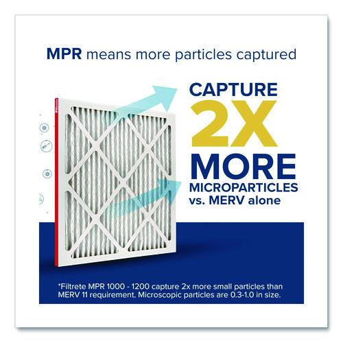 Image of Filtrete 9822-4CA Allergen Defense Air Filter, MERV 11, MPR 1000, 20 x 30, 4/Carton