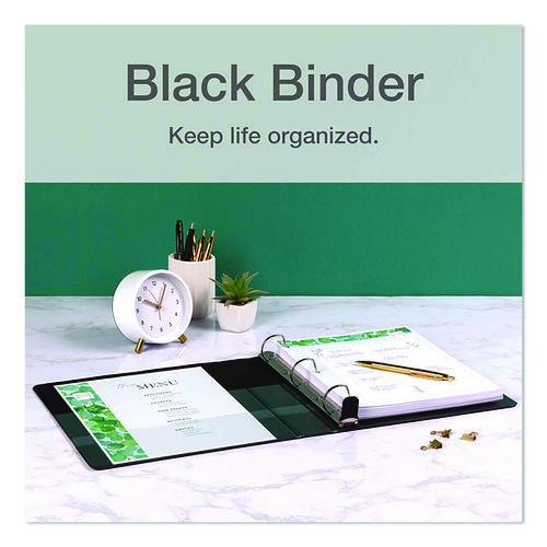 Image of Cardinal® 10311 Premier Easy Open Clearvue Locking Slant-D Ring Binder, 3 Rings, 1.5" Capacity, 11 X 8.5, Black