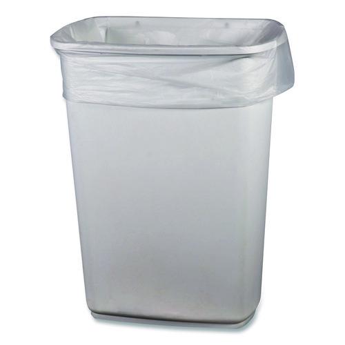 Image of Boardwalk® Z4833LNKR01 High-Density Can Liners, 16 gal, 8 mic, 24 x 33, Natural, Perforated Roll, 1,000/Carton