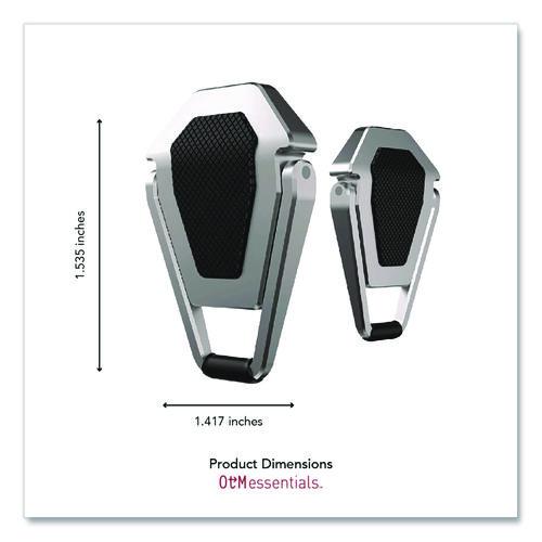 Image of OTM Essentials OB-A2F Laptop Kickstand, 2.77" x 0.6" x 3.97, Silver/Black