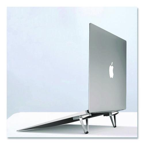 Image of OTM Essentials OB-A2F Laptop Kickstand, 2.77" x 0.6" x 3.97, Silver/Black