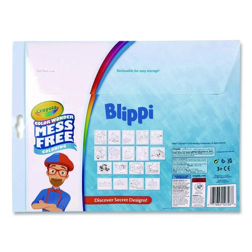 Image of Crayola® 75-2726 Blippi Color Wonder Kit, Includes Five Markers, Ages 3 and Up, 18 Pages