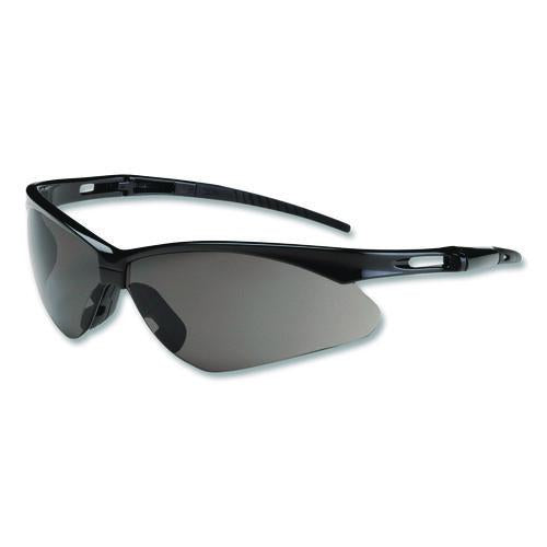 Image of Bouton® 250-AN-10112 Anser Optical Safety Glasses, Black Half Frame, Gray Dual Lens