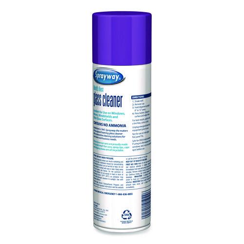 Image of Sprayway® 1000047224 Glass Cleaner, Lavender, 19 oz Aerosol Spray, 6/Carton