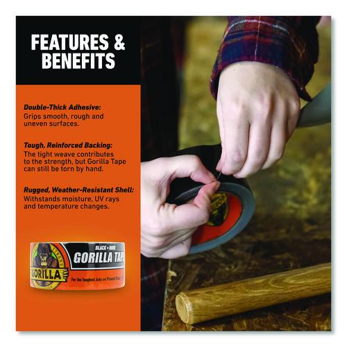 Image of Gorilla® 105462 Gorilla Tape, 3" Core, 1.88" x 10 yds, Black