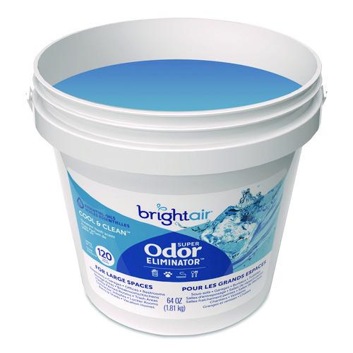 Image of BRIGHT Air® 901129 Super Odor Eliminator Gel for Large Spaces, Cool and Clean, 64 oz Tub