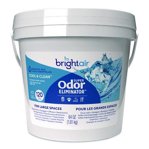 Image of BRIGHT Air® 901129 Super Odor Eliminator Gel for Large Spaces, Cool and Clean, 64 oz Tub