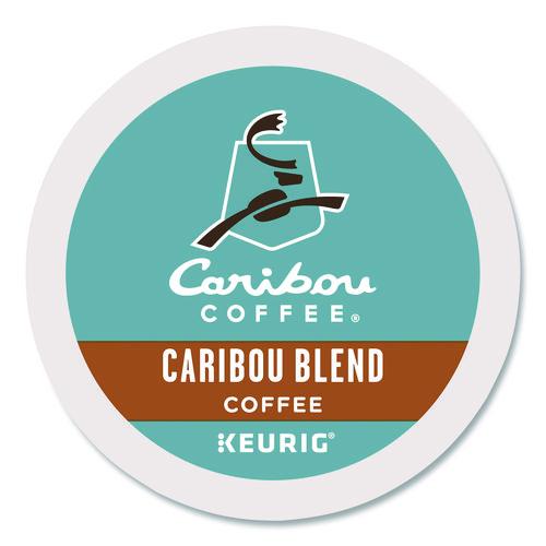 Image of Caribou Coffee® 5000371517 Caribou Blend Coffee K-Cups, 0.4 oz, 44/Box