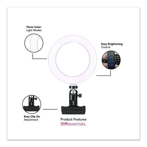 Image of OTM Essentials COB-A1B.1 Universal Ring Light, 6" dia, Black