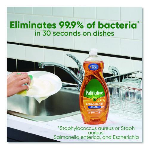Image of Palmolive® US04274A Ultra Antibacterial Dishwashing Liquid, Orange Scent. 32.5 oz Bottle