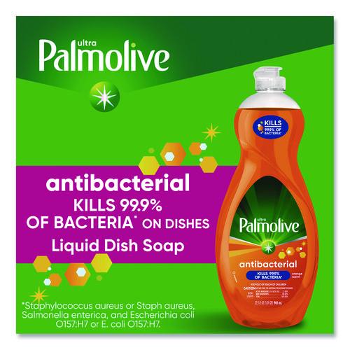 Image of Palmolive® US04274A Ultra Antibacterial Dishwashing Liquid, Orange Scent. 32.5 oz Bottle