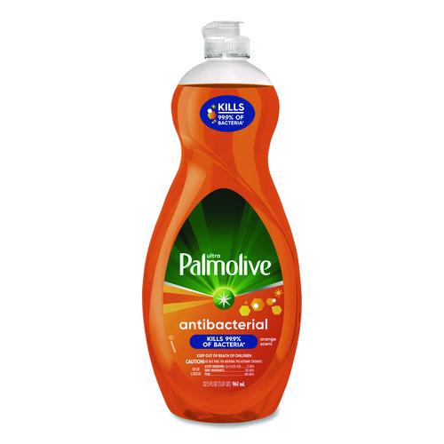 Image of Palmolive® US04274A Ultra Antibacterial Dishwashing Liquid, Orange Scent. 32.5 oz Bottle