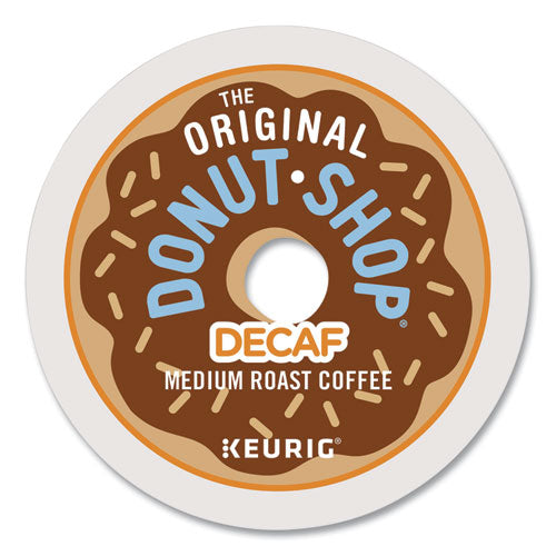 Image of The Original Donut Shop® 5000341140 Decaf Coffee K-Cups, 0.39 oz, 22/Box