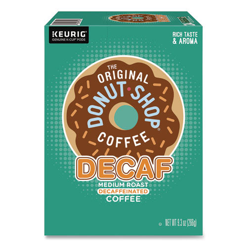 Image of The Original Donut Shop® 5000341140 Decaf Coffee K-Cups, 0.39 oz, 22/Box