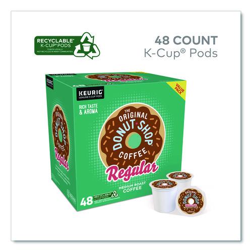 Image of The Original Donut Shop® 5000356558 Donut Shop Coffee K-Cups, Regular, 0.39 oz, 48/Box