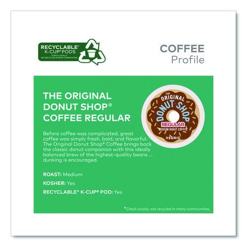 Image of The Original Donut Shop® 5000356558 Donut Shop Coffee K-Cups, Regular, 0.39 oz, 48/Box