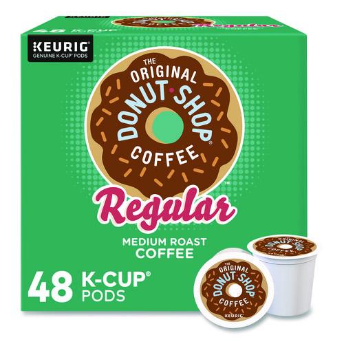Image of The Original Donut Shop® 5000356558 Donut Shop Coffee K-Cups, Regular, 0.39 oz, 48/Box