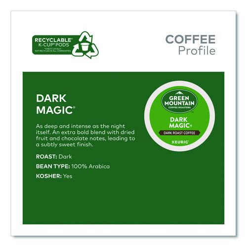 Image of Green Mountain Coffee® 5000356566 Dark Magic Extra Bold Coffee K-Cups, 0.4 oz, 48/Box