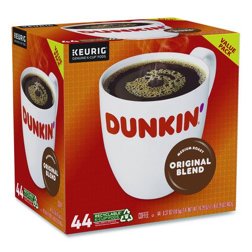 Image of Dunkin'® 5000380570 K-Cup Pods, Original Blend, 0.37 oz, 44/Box