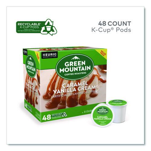 Image of Green Mountain Coffee® 5000356568 Caramel Vanilla Cream Coffee K-Cups, 0.33 oz, 48/Box