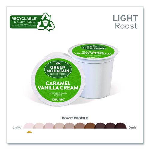 Image of Green Mountain Coffee® 5000356568 Caramel Vanilla Cream Coffee K-Cups, 0.33 oz, 48/Box