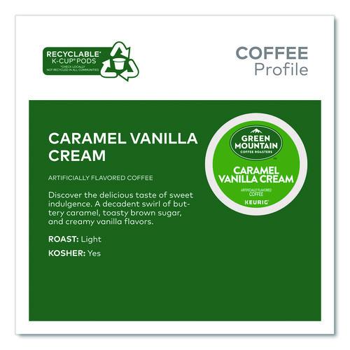 Image of Green Mountain Coffee® 5000356568 Caramel Vanilla Cream Coffee K-Cups, 0.33 oz, 48/Box