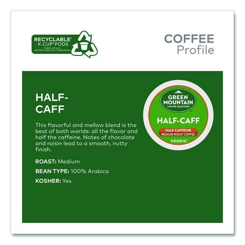 Image of Green Mountain Coffee® 5000355611 Half-Caff Coffee K-Cups, 0.33 oz, 48/Box