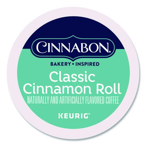 Image of Cinnabon® 5000331016 Classic Cinnamon Roll Coffee K-Cups, 0.33 oz, 48/Box