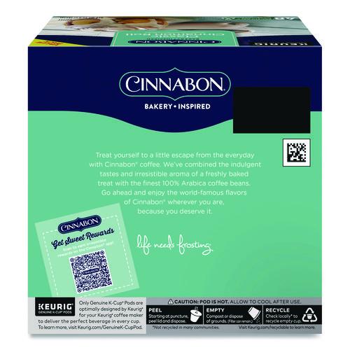 Image of Cinnabon® 5000331016 Classic Cinnamon Roll Coffee K-Cups, 0.33 oz, 48/Box