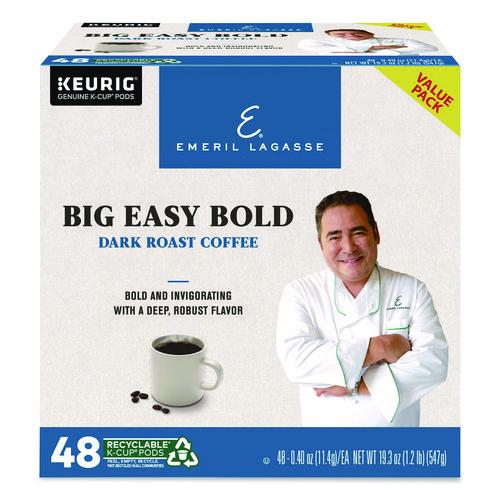 Image of Emeril's 5000355617 Big Easy Bold Coffee K-Cups, 0.4 oz, 48/Box