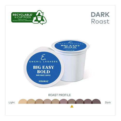 Image of Emeril's 5000355617 Big Easy Bold Coffee K-Cups, 0.4 oz, 48/Box