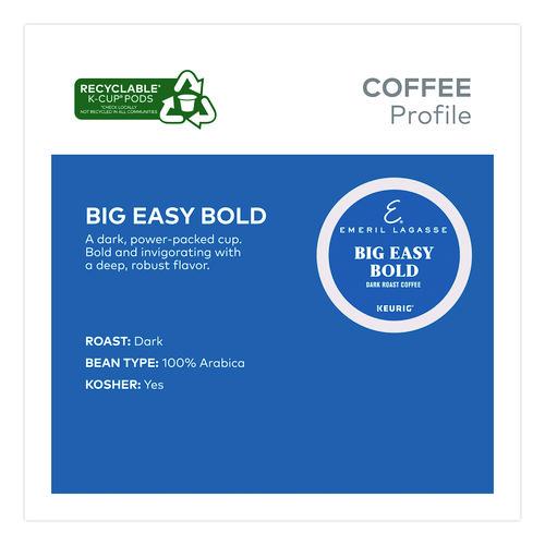Image of Emeril's 5000355617 Big Easy Bold Coffee K-Cups, 0.4 oz, 48/Box